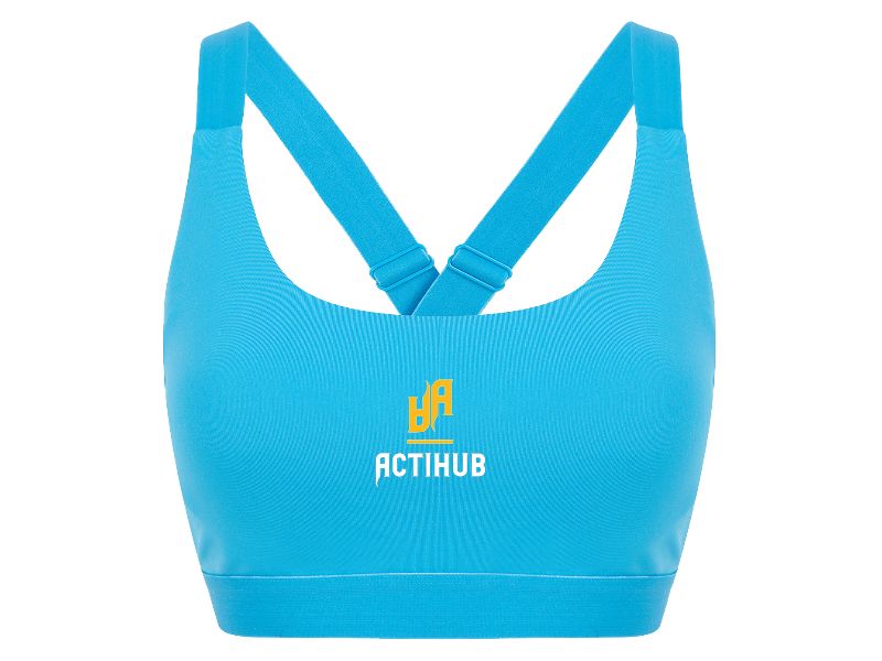 Image of the Turquoise Blue Sports Bra piece