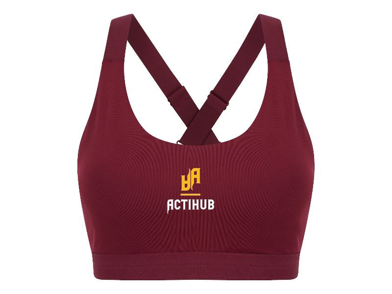 Image of the Deep Burgundy Sports Bra piece