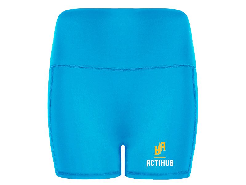 Image of the Turquoise Blue Sports Shorts piece